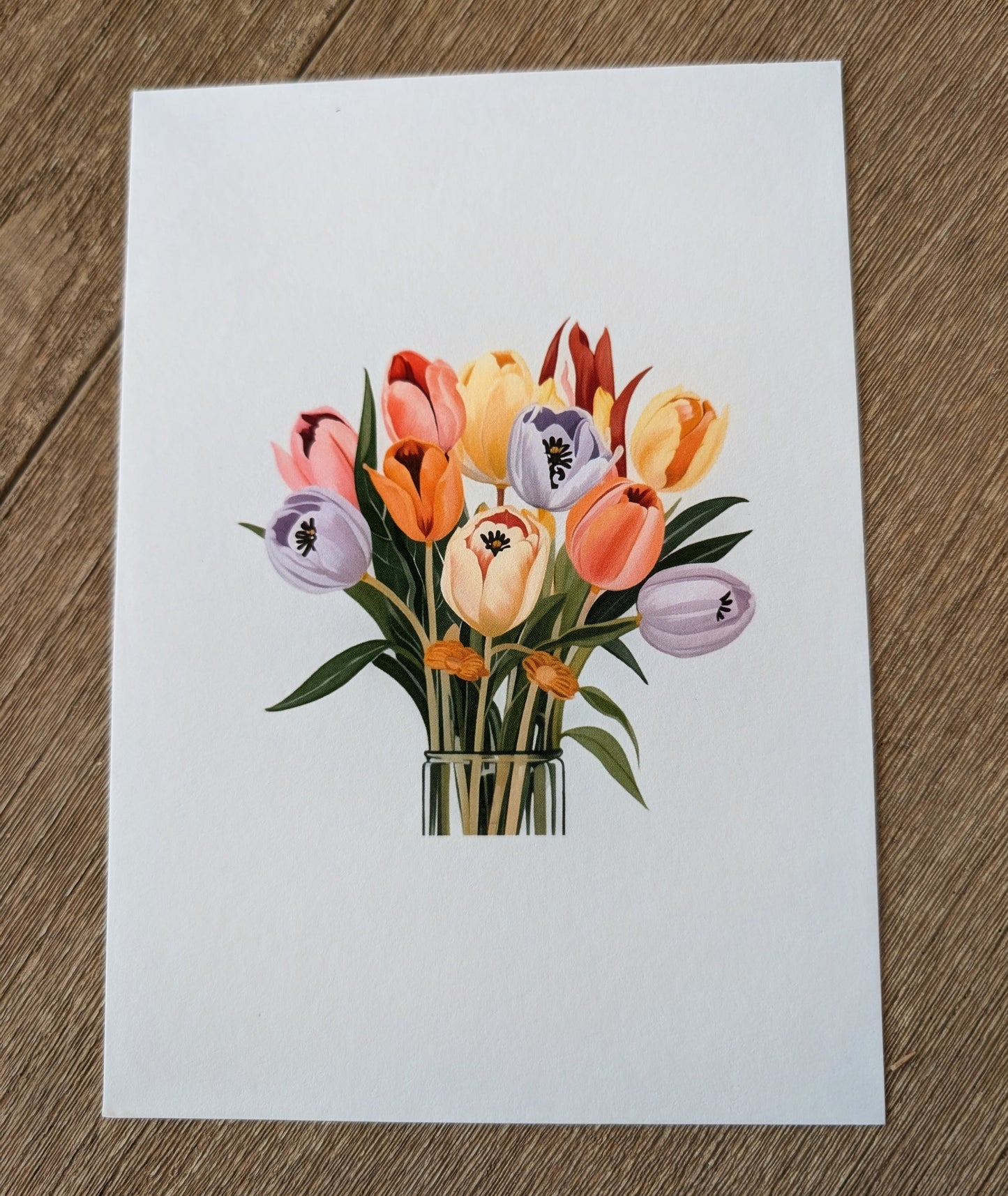 Tulip Bunch Postcard