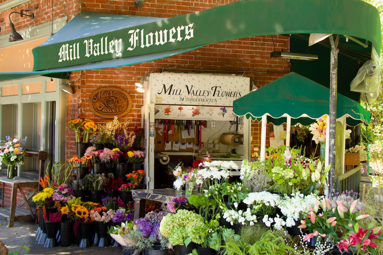 Marin County custom flower arrangements, Mill Valley florist