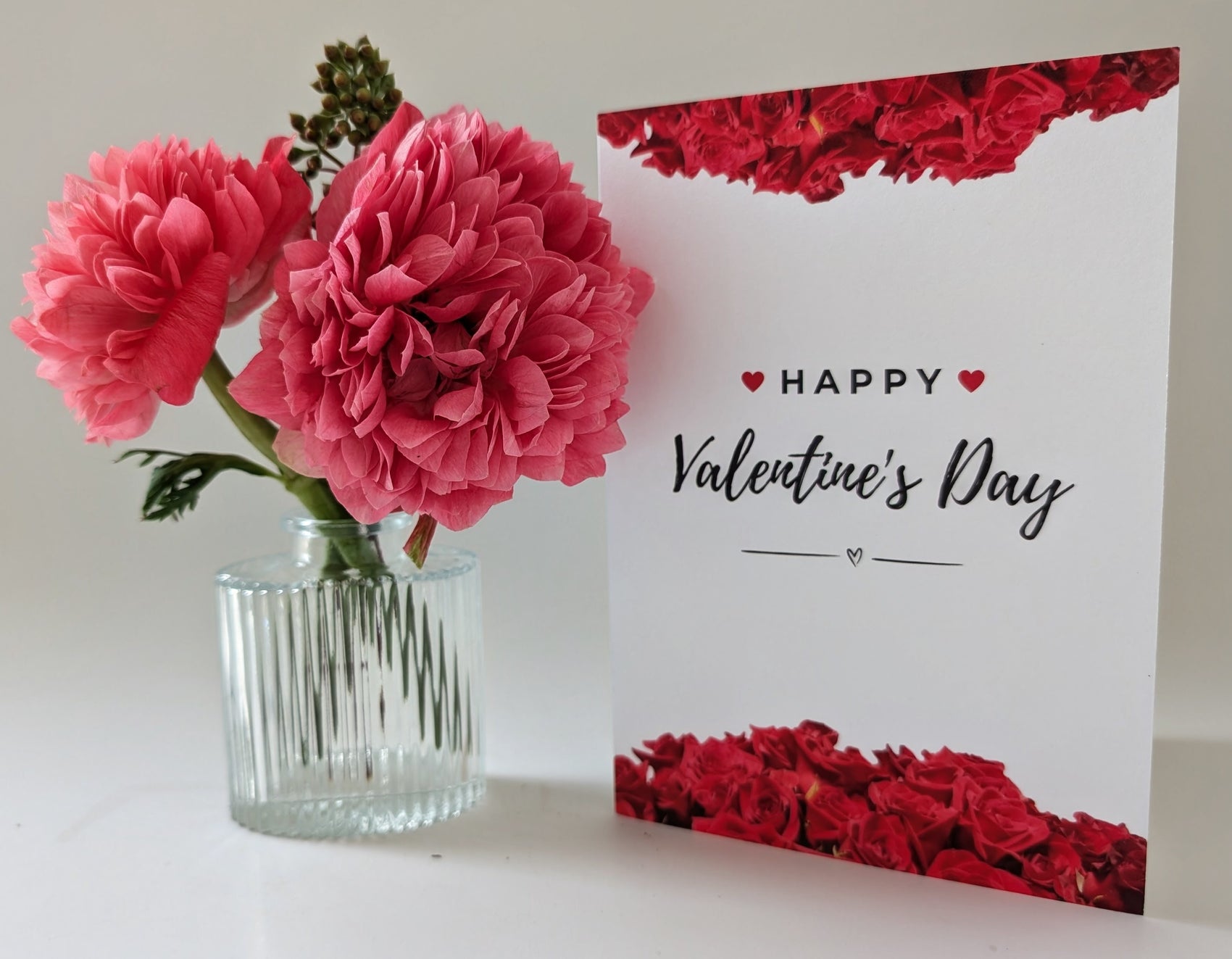 Valentine's Day Card - Roses
